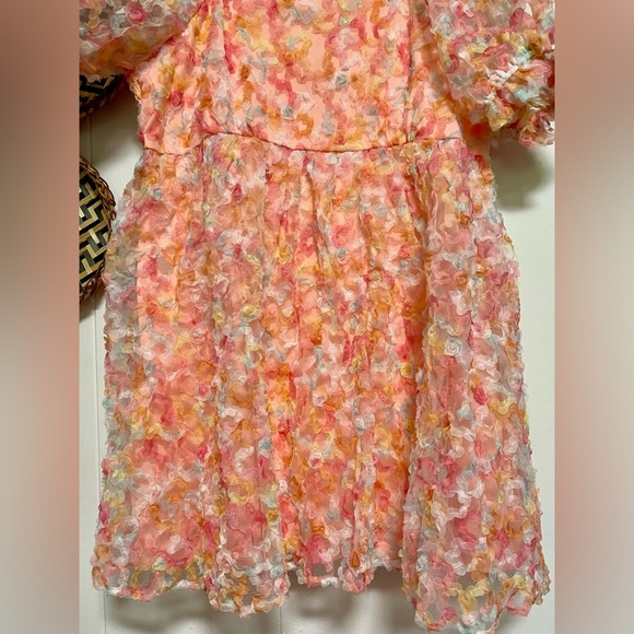 Jodifl Lover Dress, Coral Mix Size 2X - Picture 7 of 12